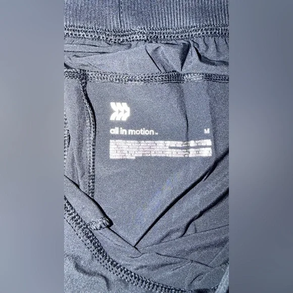 All in Motion Black Joggers Track Pants - Picture 5 of 12